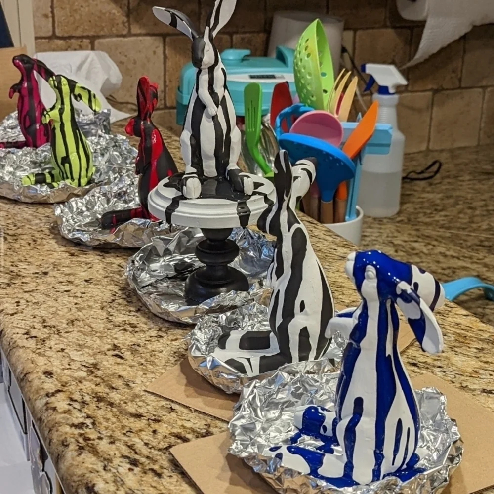 Custom Artwork Rabbit Scupture - Picture 6 of 6